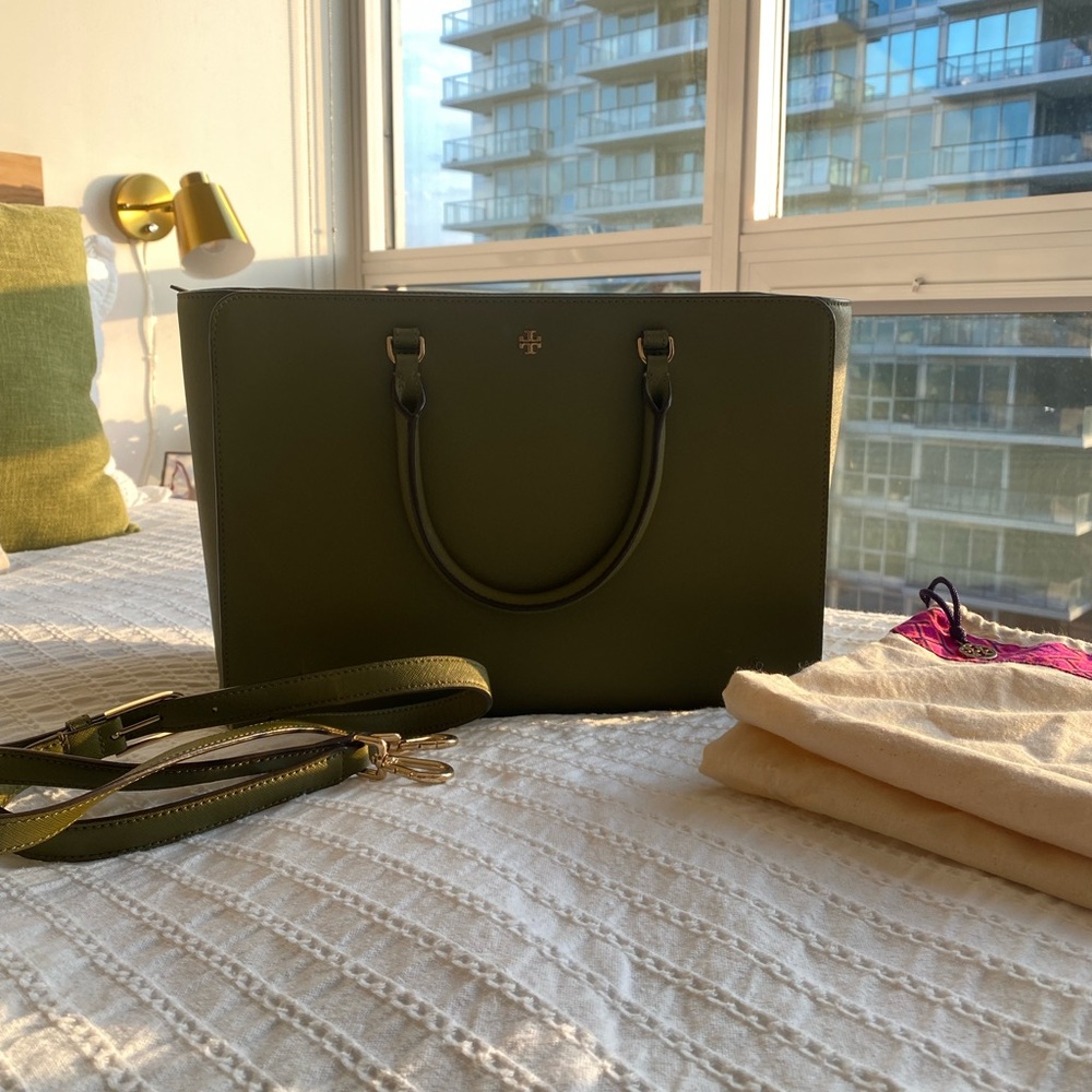 Tory Burch Olive Green Women's Bag